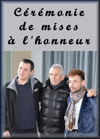 Cérémonie de mises à l'honneur